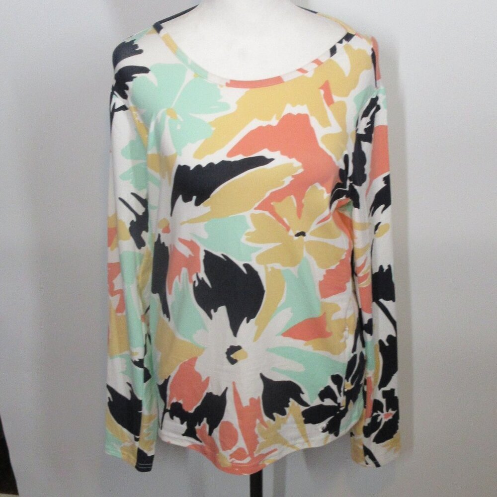 Hang Ten Women's Floral Swim Shirt Size Medium